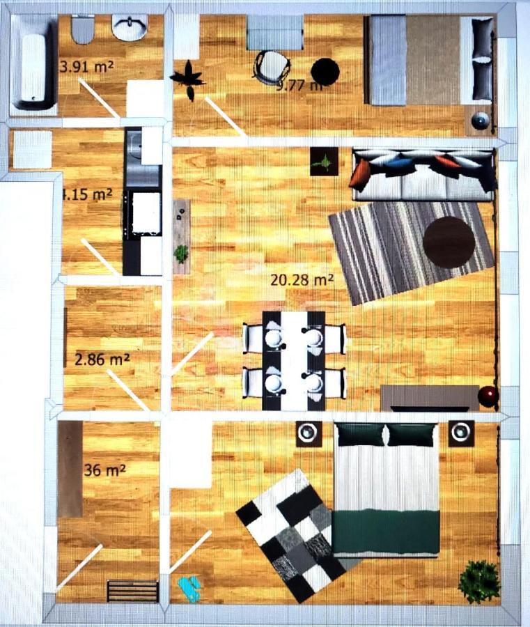 J & K Apartments 凯尔海姆 外观 照片